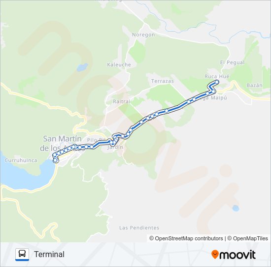 Mapa de 2 de autobús