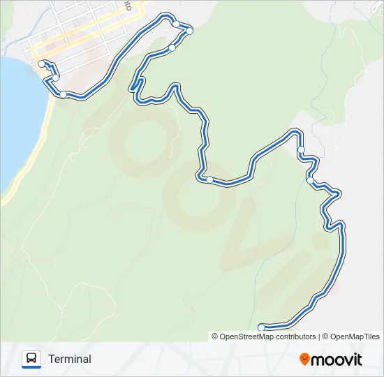 6 Bus Line Map