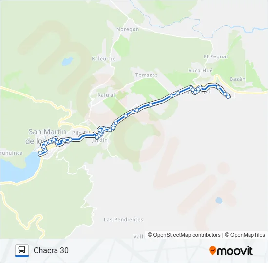 1A Bus Line Map