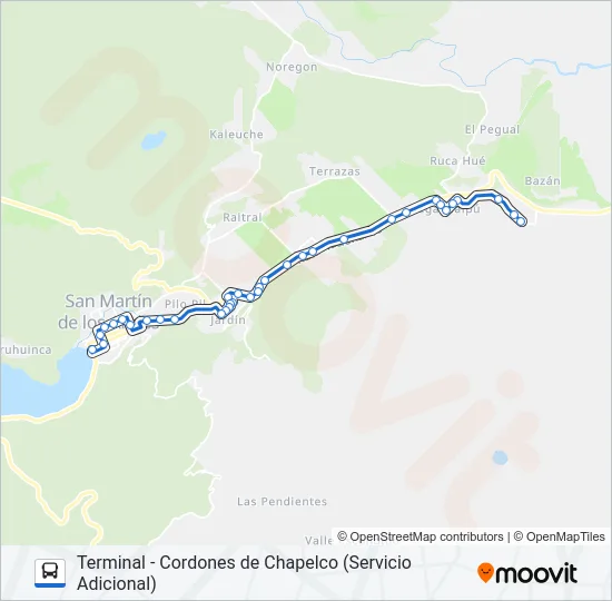1C Bus Line Map