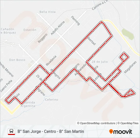 L2 Bus Line Map