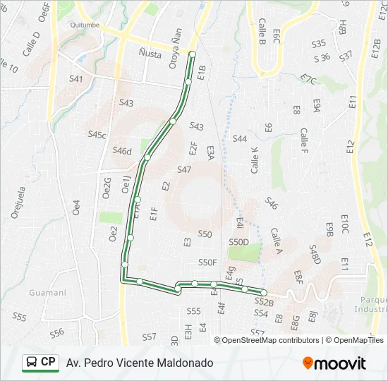CP Bus Line Map