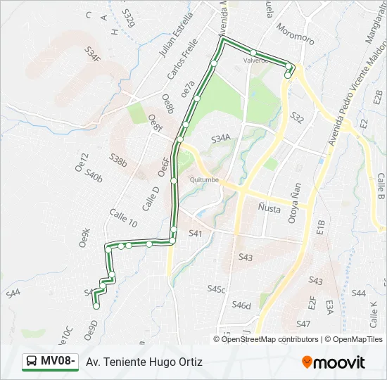 MV08- Bus Line Map