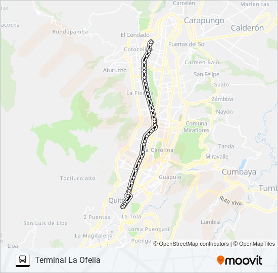 Ruta Central Norte Metrobús: Horarios, Paradas Y Mapas - Terminal La ...