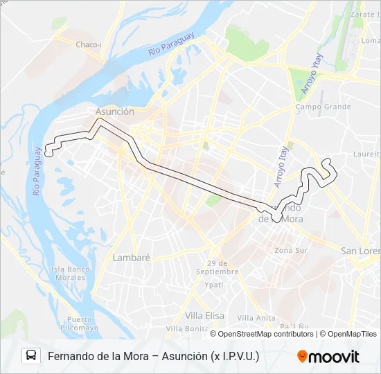 21 Bus Line Map