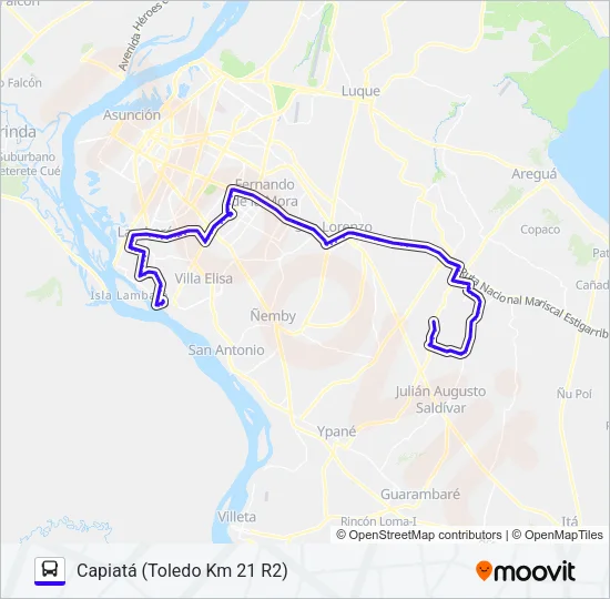58 Bus Line Map