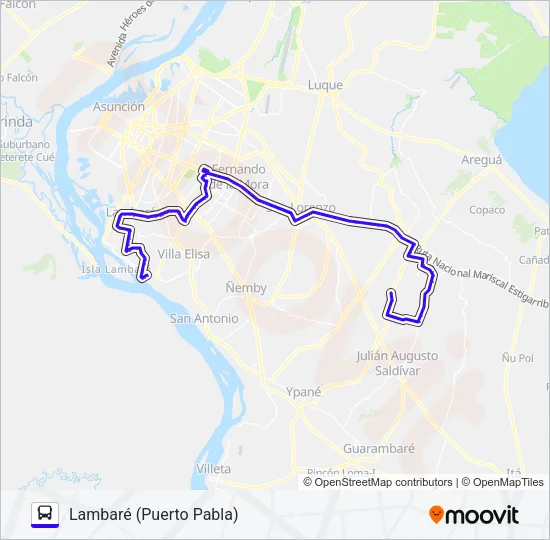 58 Bus Line Map