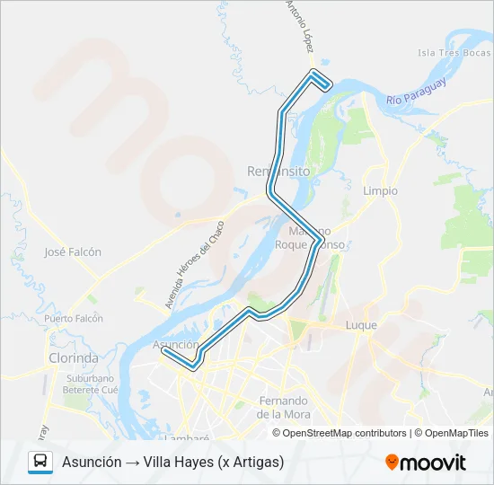 44 Bus Line Map