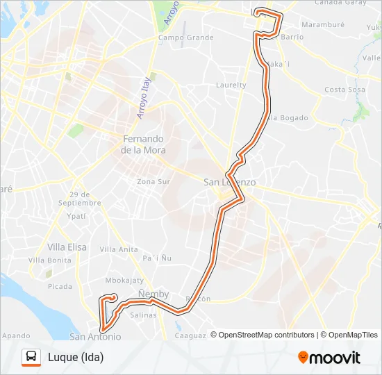 2 Bus Line Map