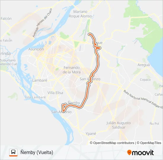 2 Bus Line Map