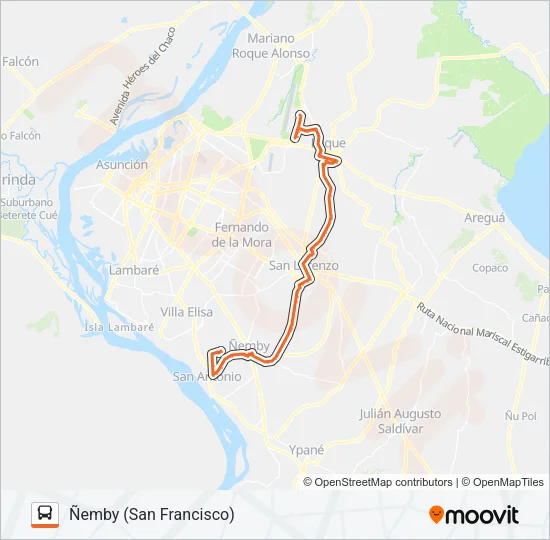 2 Bus Line Map