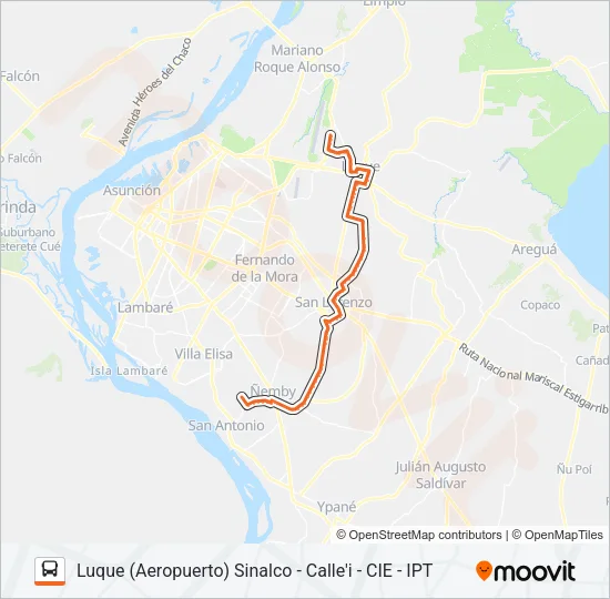 2 Bus Line Map