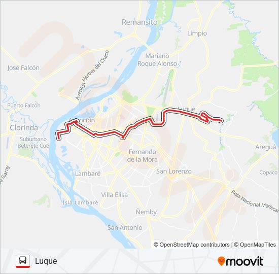 Mapa de 28 de autobús