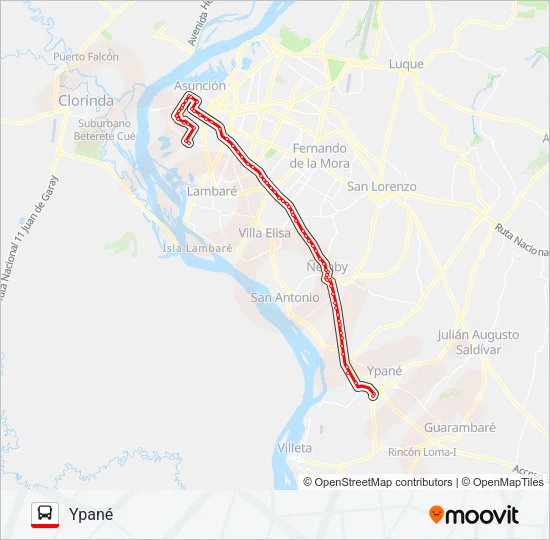 38 Bus Line Map