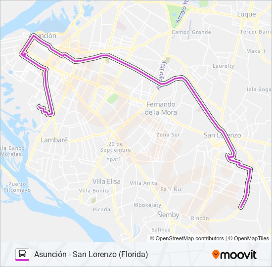 12-1 bus Line Map