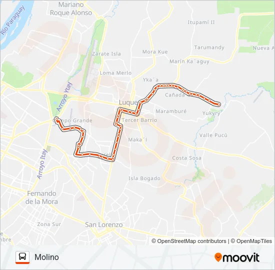 59 Bus Line Map