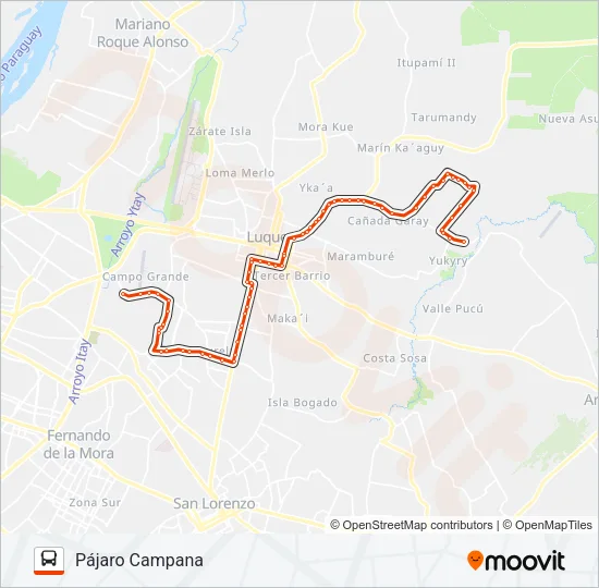 59 Bus Line Map