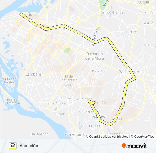 26-4 bus Line Map