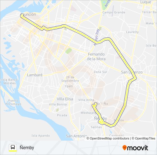 Mapa de 26-4 de autobús