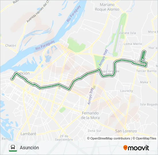 30-5 Bus Line Map