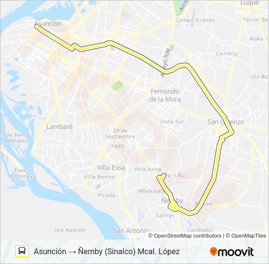 26 Bus Line Map