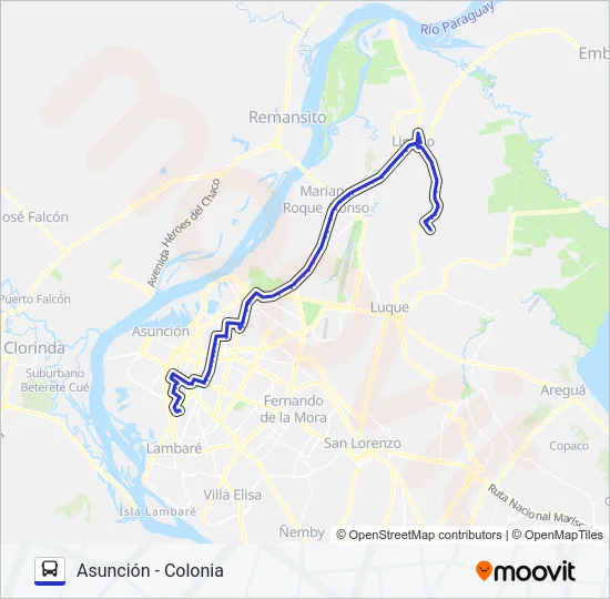 34 Bus Line Map
