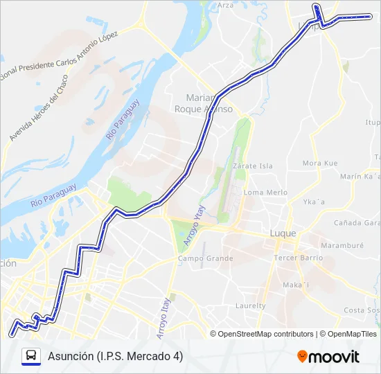 34 Bus Line Map