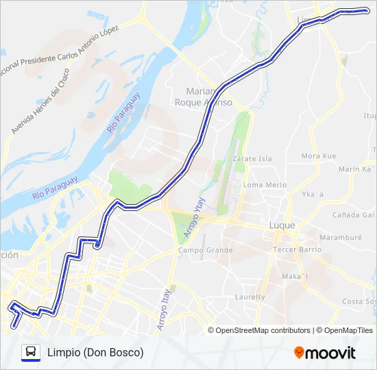34 Bus Line Map