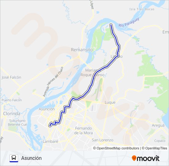 Mapa de 34 de autobús