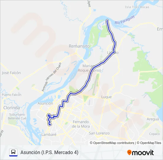 34 Bus Line Map