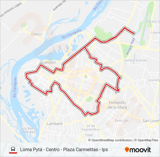 13B Bus Line Map