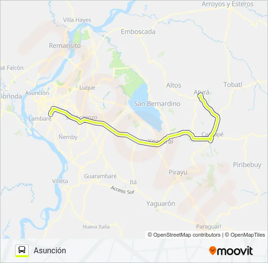 108 Bus Line Map