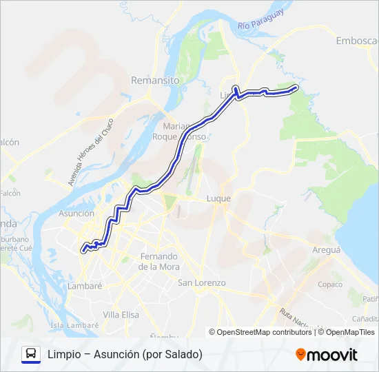 34 Bus Line Map