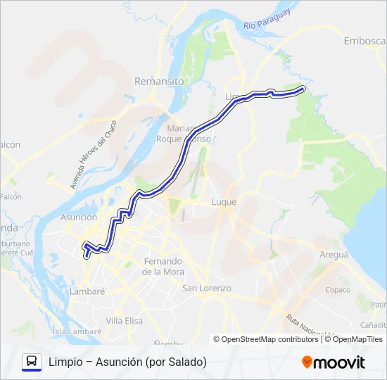 34 Bus Line Map
