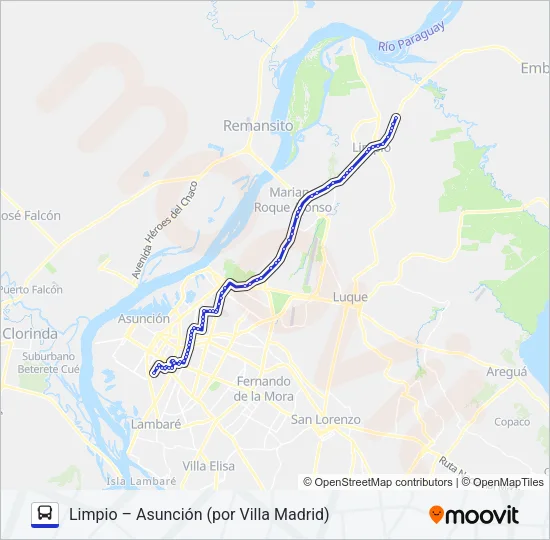 34 Bus Line Map