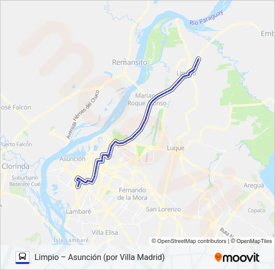 34 Bus Line Map