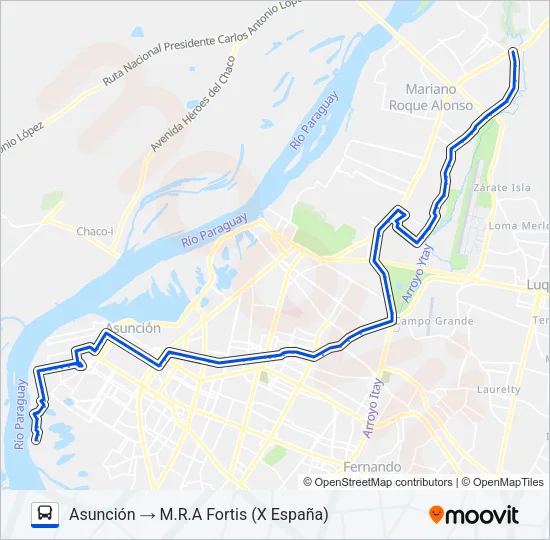 35 Bus Line Map