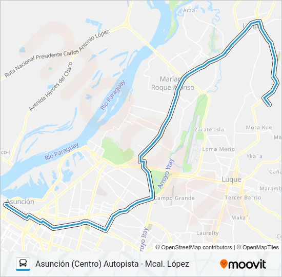 44 Bus Line Map