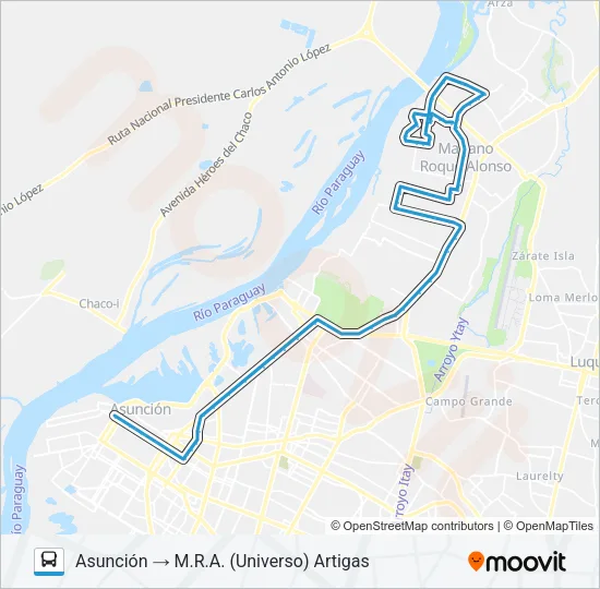 44 Bus Line Map