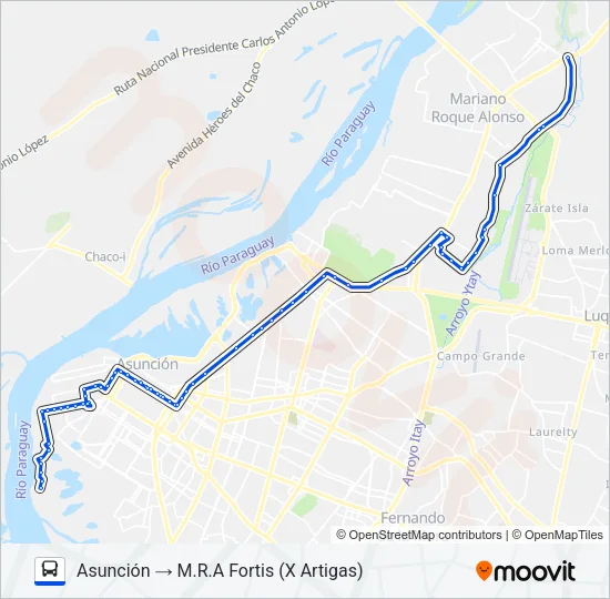 35 Bus Line Map