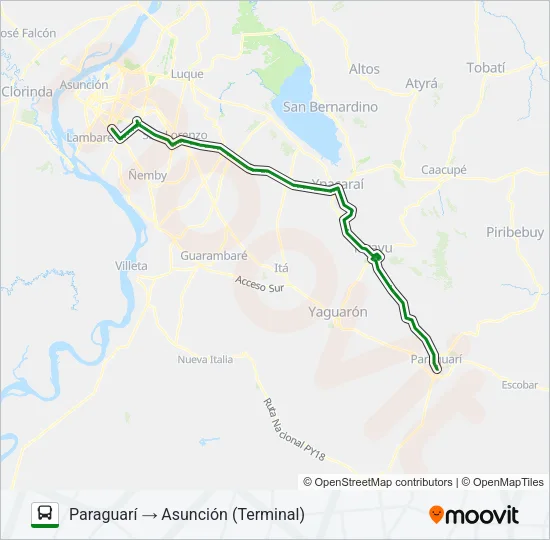 198 Bus Line Map