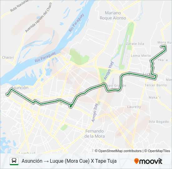 30-5 Bus Line Map