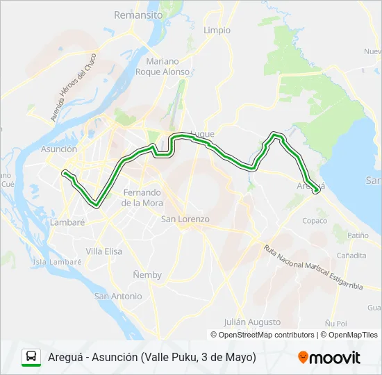 203-3 Bus Line Map