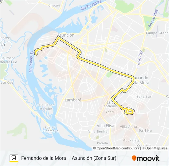 96-21 Bus Line Map