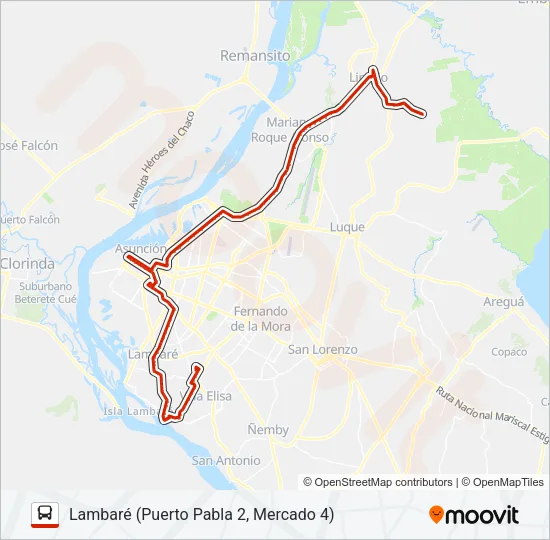 23-33 Bus Line Map