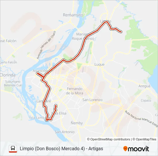 23-33 Bus Line Map