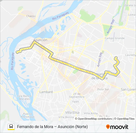 96-21 Bus Line Map