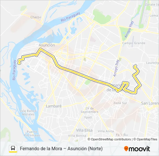 96-21 Bus Line Map