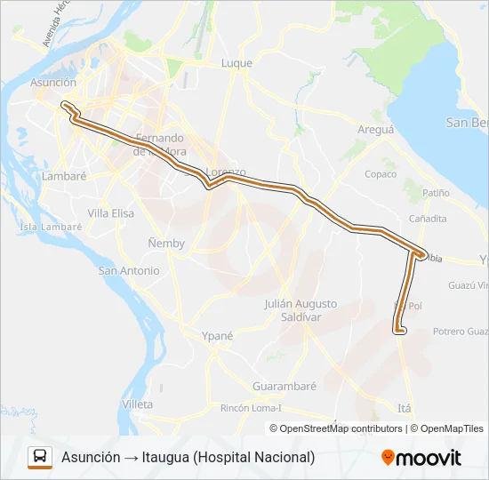 165 Bus Line Map