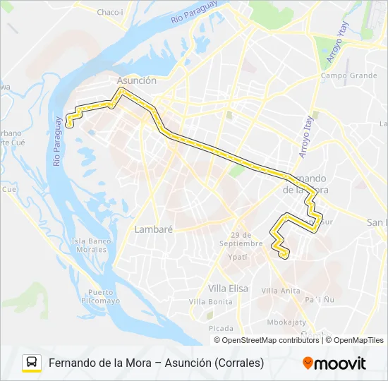 96-21 Bus Line Map